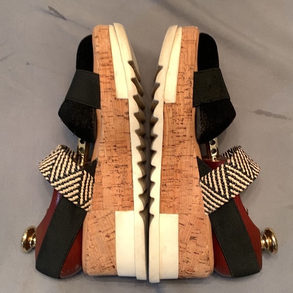 Steve Madden Kabel Wedge Sandal Elastic Slingback Size 9 - Picture 5 of 11